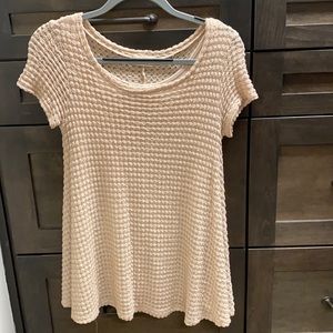 Altar’d State cream top selling w/ cream tank top